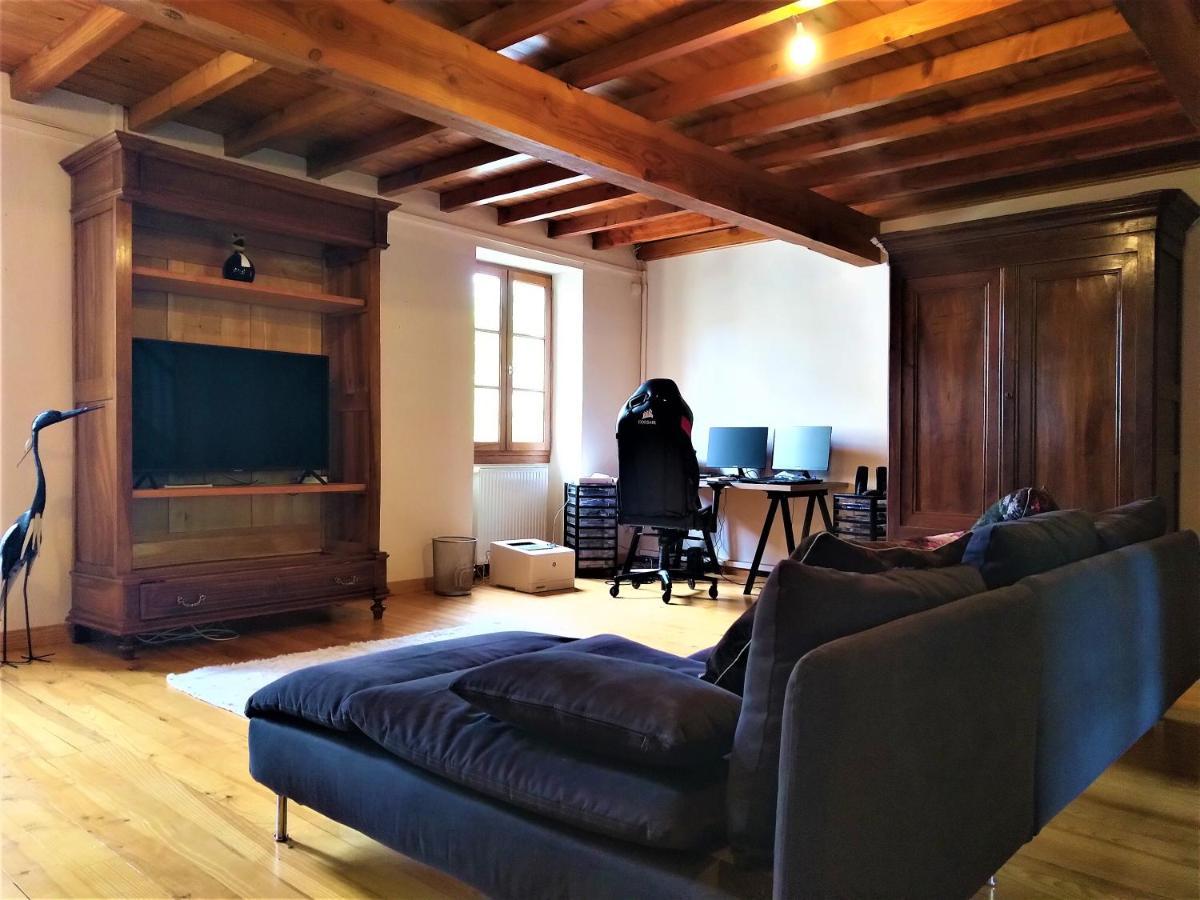 Au Coeur De - Magnifique En Pierres Pour 7 Personnes - Piscine Privee - Poele - Vue Imprenable Sur Le Village - Jardin - Garage *